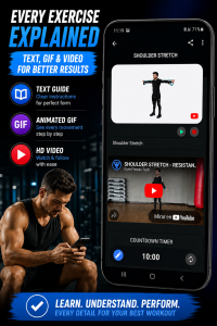 اسکرین شات 6 برنامه Resistance Band Workout by GFT