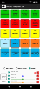 اسکرین شات 7 برنامه Sound Sampler Lite