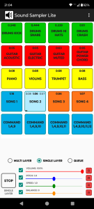 اسکرین شات 6 برنامه Sound Sampler Lite