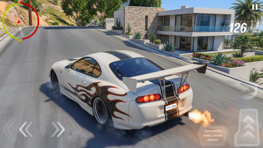 اسکرین شات 3 بازی Car Driving & Drift Games 3D