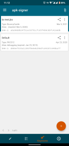 اسکرین شات 3 برنامه apk-signer