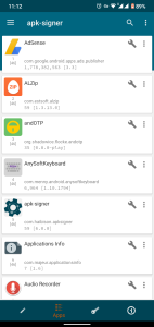 اسکرین شات 2 برنامه apk-signer