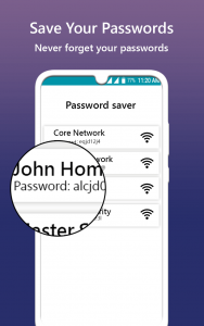 اسکرین شات 2 برنامه Wifi Password Show & view key