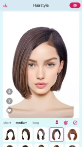 اسکرین شات 2 برنامه Hairstyle Try On - AI Haircut