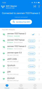 اسکرین شات 1 برنامه WiFi Master: WiFi Auto Connect