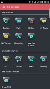 اسکرین شات 7 برنامه NextSMS Skin BlackPassion