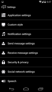 اسکرین شات 4 برنامه Handcent 6 Skin Darkness