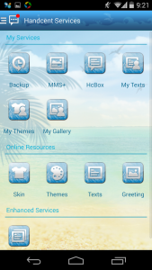 اسکرین شات 5 برنامه Handcent 6 Skin Summer Time