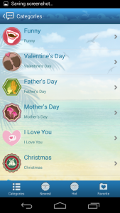 اسکرین شات 6 برنامه Handcent 6 Skin Summer Time