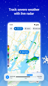 اسکرین شات 4 برنامه 1Weather: Forecast & Radar