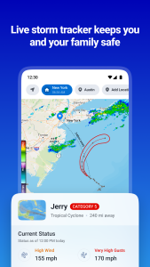 اسکرین شات 2 برنامه 1Weather Forecasts & Radar
