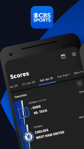 اسکرین شات 1 برنامه CBS Sports: Live Scores & News