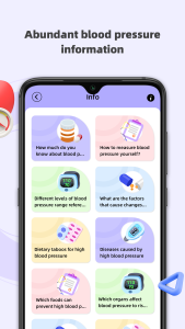 اسکرین شات 4 برنامه Handy Blood Pressure-BP Health