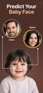 اسکرین شات 1 برنامه AI Baby Generator: Future Face
