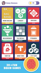 اسکرین شات 1 برنامه KettleMind: Brain Train Games