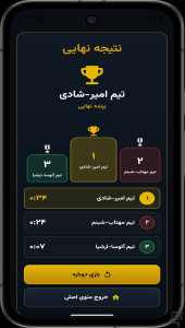 اسکرین شات 4 بازی بازی دور - حدس کلمه برای دورهمی