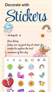اسکرین شات 6 برنامه Daily Journal: Diary with lock