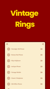 اسکرین شات 4 برنامه Old Ring Ringtone, Alarm Clock