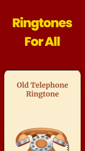 اسکرین شات 2 برنامه Old Ring Ringtone, Alarm Clock