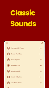 اسکرین شات 3 برنامه Old Ring Ringtone, Alarm Clock