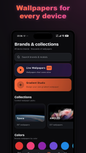 اسکرین شات 1 برنامه STOKiE: 4K & Live Wallpapers