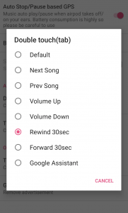 اسکرین شات 4 برنامه Podroid Pro(Using Airpod pro on android)