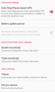 اسکرین شات 5 برنامه Podroid Pro(Using Airpod pro on android)