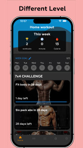 اسکرین شات 4 برنامه Home Workouts - Lose Weight