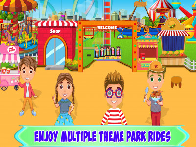 اسکرین شات 2 بازی Fun Town Amusement Park Life