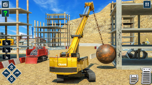 اسکرین شات 6 بازی Heavy Excavator Demolish Games