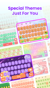 اسکرین شات 4 برنامه Keyboard Themes: Emoji & Fonts