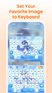 اسکرین شات 3 برنامه Keyboard Themes: Emoji & Fonts