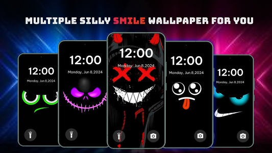 اسکرین شات 1 برنامه Silly Smiles Live wallpaper 4K