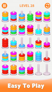 اسکرین شات 5 بازی Stacolor: Color Hoop Puzzle