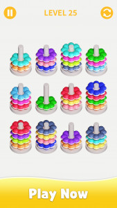 اسکرین شات 7 بازی Stacolor: Color Hoop Puzzle