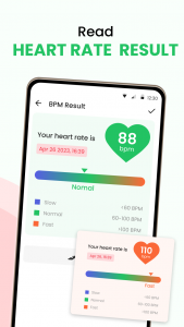 اسکرین شات 2 برنامه Heart Rate Monitor and Tracker