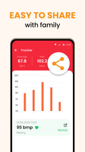 اسکرین شات 5 برنامه Heart Rate Monitor and Tracker