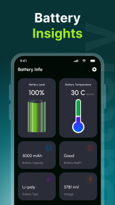 اسکرین شات 6 برنامه Full Battery Alarm 100%