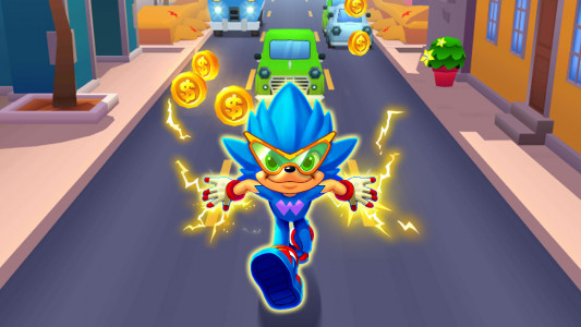 اسکرین شات 7 بازی Hedgehog 3D Blue Run