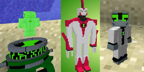اسکرین شات 1 برنامه Ben 10 Addon Mod For Minecraft