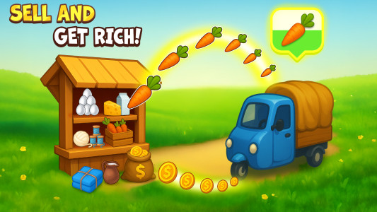 اسکرین شات 5 بازی Farm Frenzy: classic farm game