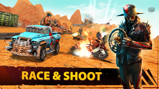 اسکرین شات 3 بازی Dead Paradise Car Race Shooter