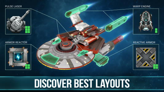 اسکرین شات 4 بازی Space Arena・Spaceship Strategy