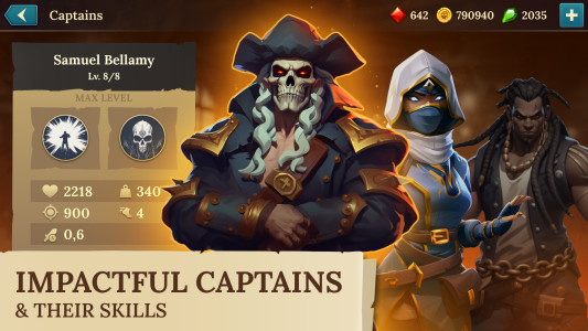 اسکرین شات 8 بازی Pirate Ships・Build and Fight