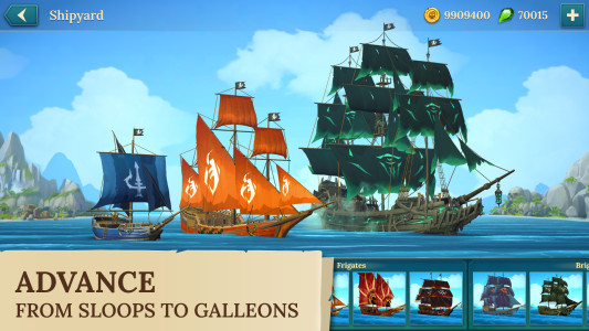 اسکرین شات 4 بازی Pirate Ships・Build and Fight