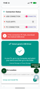 اسکرین شات 2 برنامه USB Driver for Android Devices