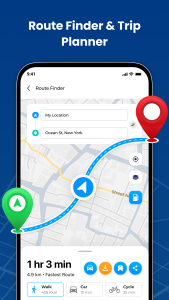 اسکرین شات 4 برنامه Voice GPS Maps - Route Planner