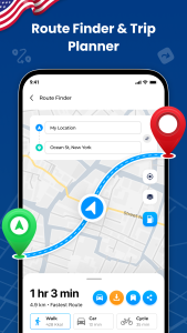 اسکرین شات 4 برنامه Voice GPS Maps - Route Planner