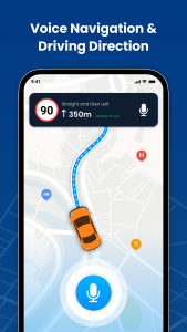اسکرین شات 3 برنامه Voice GPS Maps - Route Planner