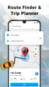 اسکرین شات 2 برنامه Voice GPS Maps - Route Planner